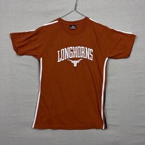 Texas Longhorns Womens TSI Sportswear Orange White Striped Logo T Shirt Medium